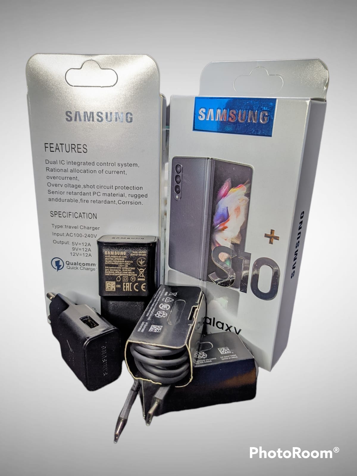 TRAVEL CHARGER SAMSUNG S10 / S10+ 100% (DL)